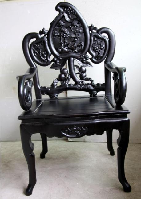 黑檀木家具一套_在线拍卖网_艺术品拍卖_古玩拍卖_华夏收藏网