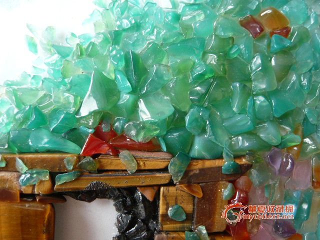 桂林山水立体宝石画_在线拍卖网_艺术品拍卖_古玩拍卖_华夏收藏网