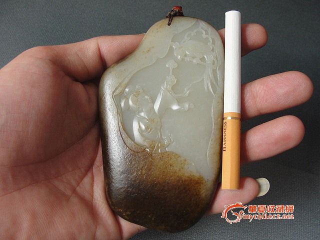 来件狠的 玉雕大师作品 新疆和田籽玉原石雕刻 戏鹦鹉图片