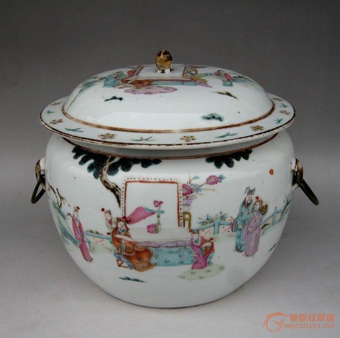 精品瓷可遇不可求 ◥清同治粉彩人物故事四系