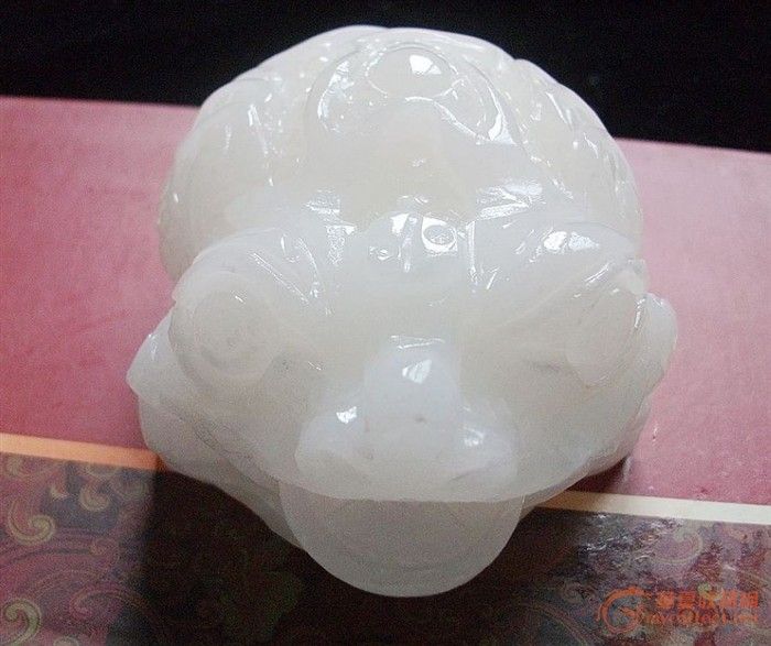 招财蟾(阿白玉料)|招财蟾(阿白玉料)拍卖|竞价|价