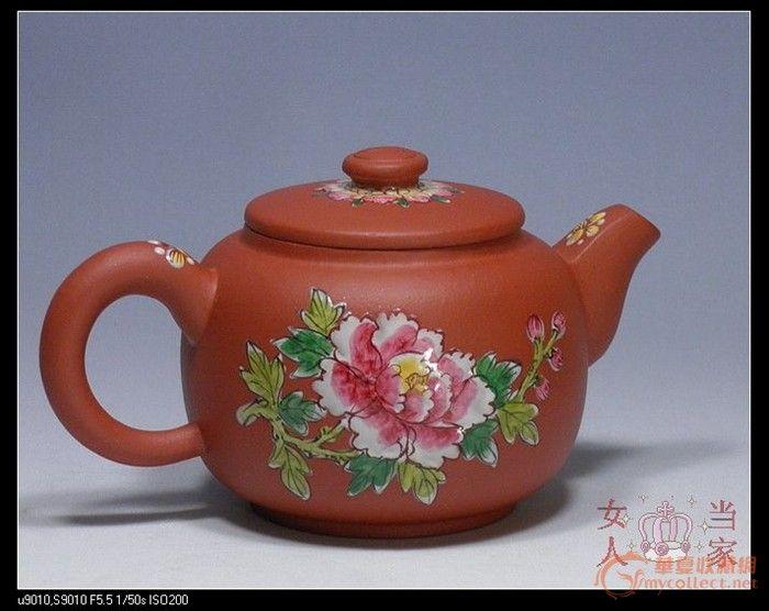 宜兴紫砂壶 中国工艺美术师杭同一手制 点彩八