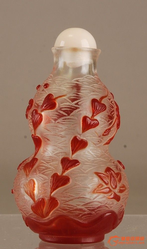 08090GS37套料池塘情趣葫芦烟壶_在线拍卖_