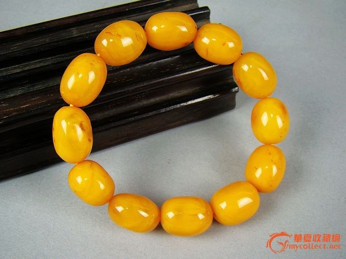 【滋润的新蜜蜡手珠】|【滋润的新蜜蜡手珠】拍卖|竞价|价格|交易-玉器拍卖-华夏收藏网
