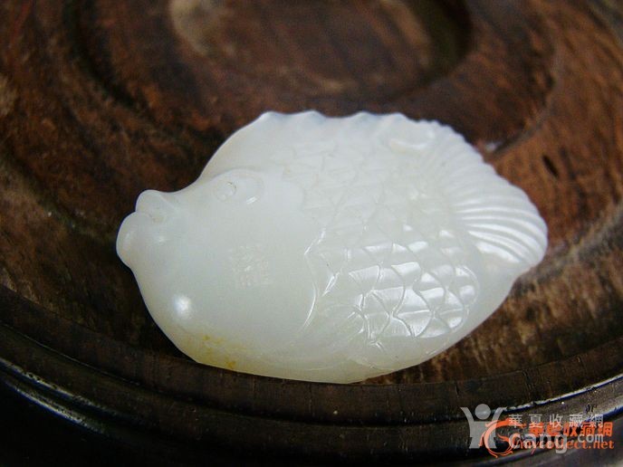 【精】苏州玉雕名家作品-年年有鱼
