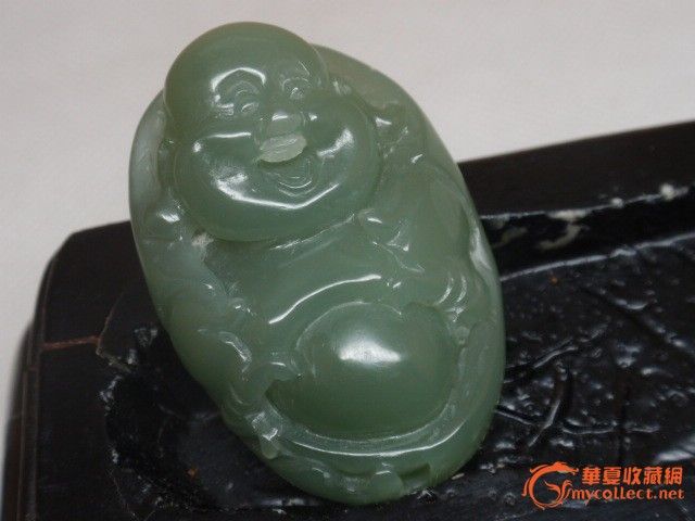 沙枣青--玉佛_沙枣青--玉佛拍卖_竞价_价格_交易_玉石拍卖_华夏收藏网