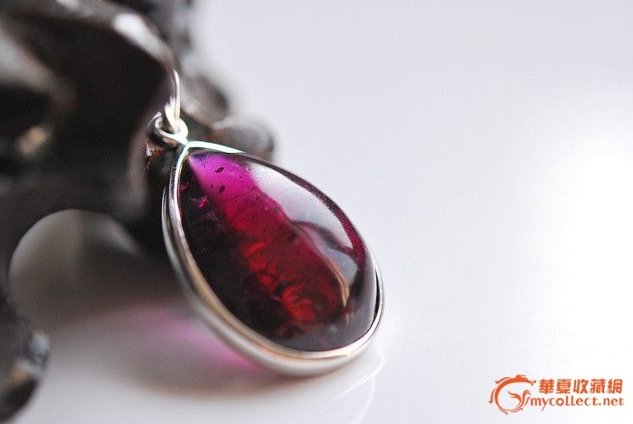天然玫瑰红石榴石吊坠_在线拍卖_在线拍卖网_艺术品拍卖_古玩拍卖_华夏收藏网