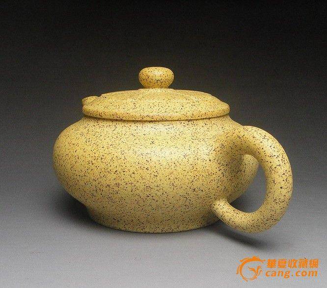 高级工艺美术师蒋亚琴手制.极品金黄芝麻段泥【仿古壶】 图4