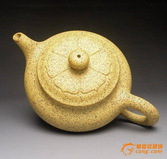 高级工艺美术师蒋亚琴手制.极品金黄芝麻段泥【仿古壶】 图5