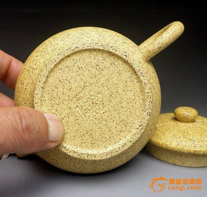 高级工艺美术师蒋亚琴手制.极品金黄芝麻段泥【仿古壶】 图7