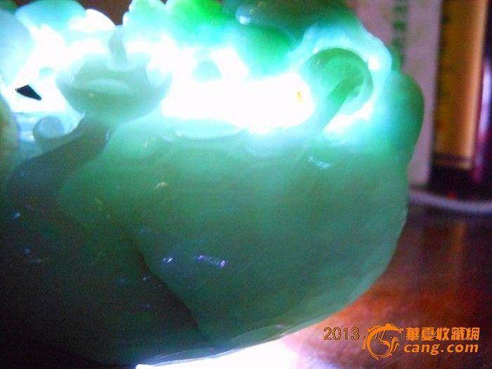 翡翠 翡翠A货 天然翡翠 缅甸翡翠 重器老坑飞天麒麟 有证书图12