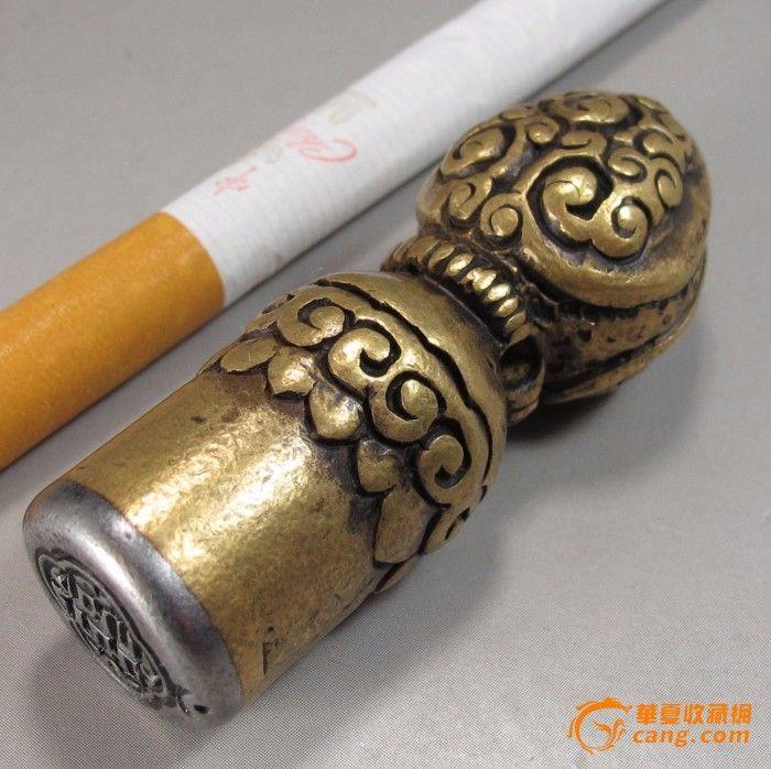 【老藏式】铜制铁纹印章_在线拍卖_在线拍卖