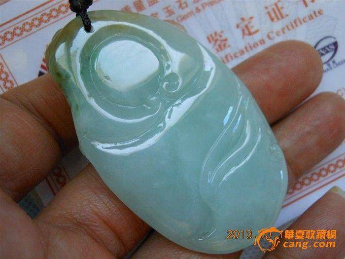 缅甸翡翠 天然翡翠 翡翠A货---精雕可爱弥勒佛吊坠惠出 图5