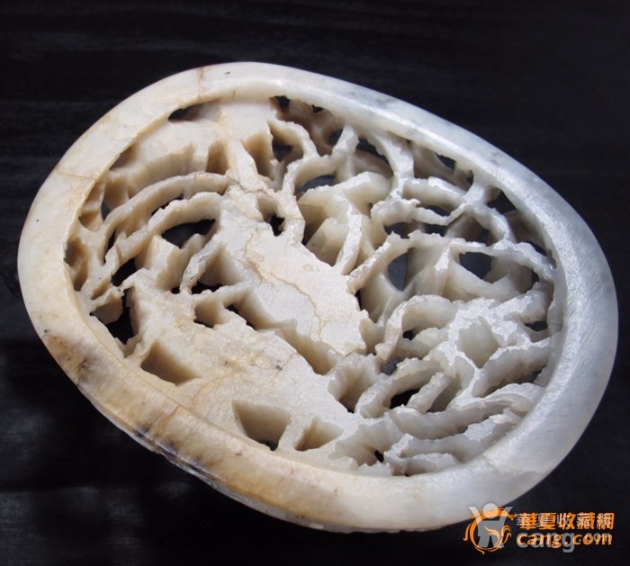 【元末明初】和田玉"年年有余"大瓦子
