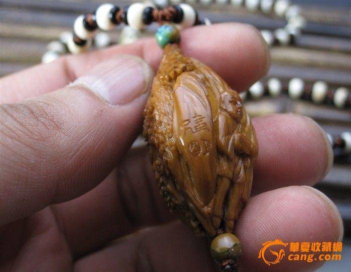 (四花大籽)核雕大师周建明作品·孔子周游图4