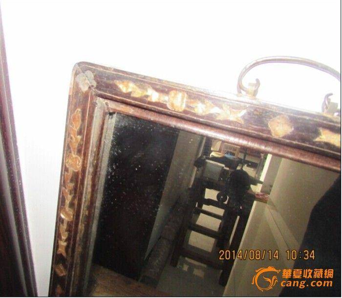 红木典范 晚清挂镜 【镶貝挂镜 超值分享】图4