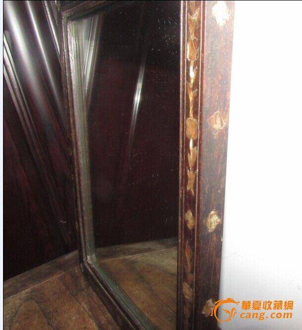 红木典范 晚清挂镜 【镶貝挂镜 超值分享】图5