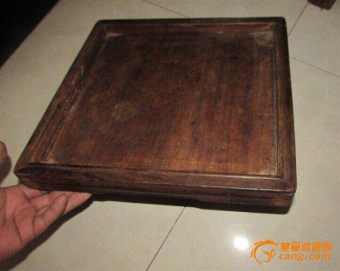 苏工。起线榉木方形茶盘图8