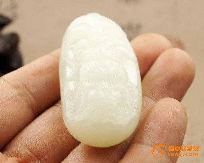 49克孤品藏品和田玉 鬼斧神工 斩妖驱魔 避邪生