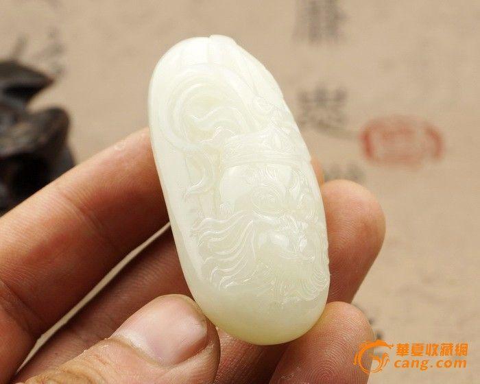 49克孤品藏品和田玉 鬼斧神工 斩妖驱魔 避邪生