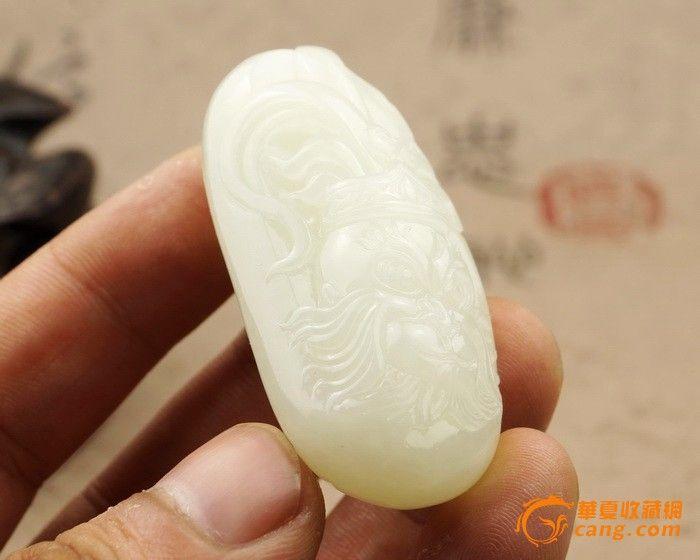 49克孤品藏品和田玉 鬼斧神工 斩妖驱魔 避邪生