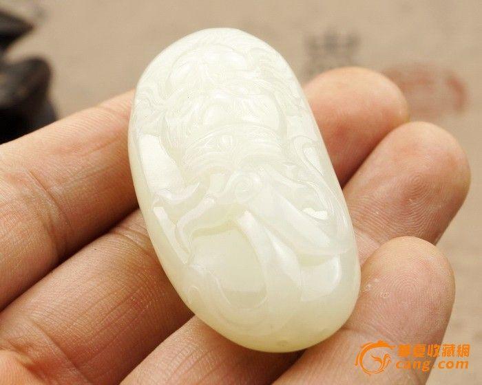 49克孤品藏品和田玉 鬼斧神工 斩妖驱魔 避邪生