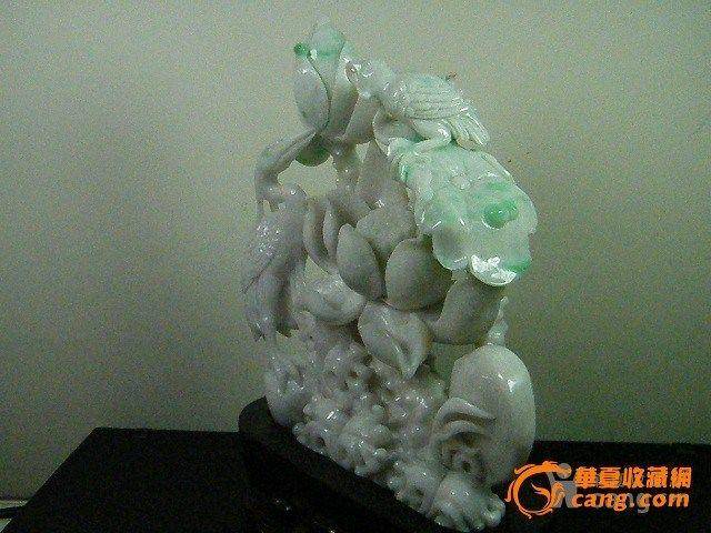 【首日压轴】天然A货翡翠摆件一路连科图3