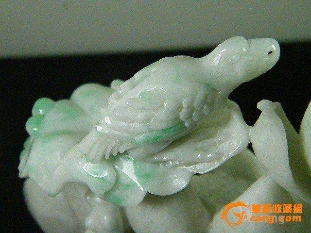 【首日压轴】天然A货翡翠摆件一路连科图9