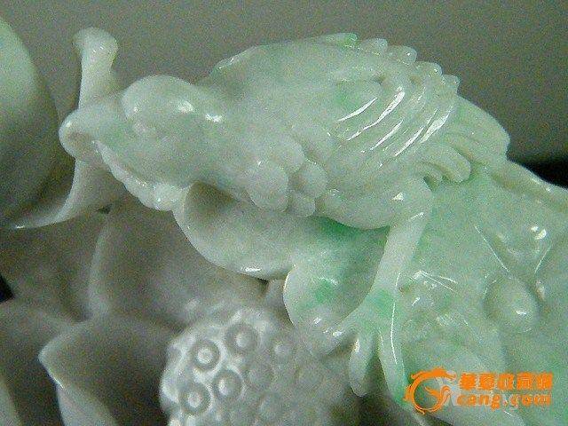 【首日压轴】天然A货翡翠摆件一路连科图10