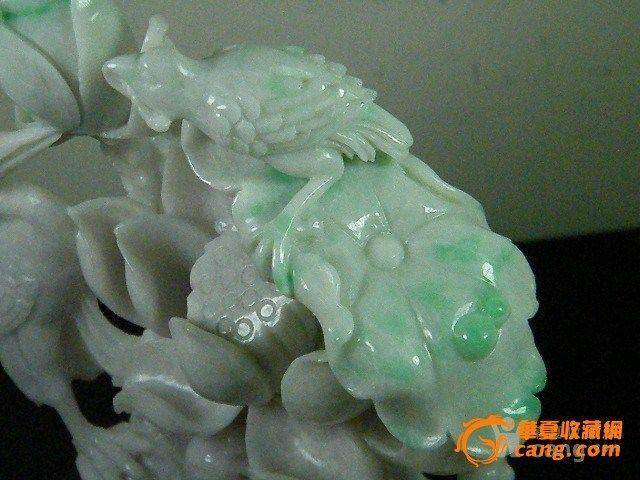 【首日压轴】天然A货翡翠摆件一路连科图11