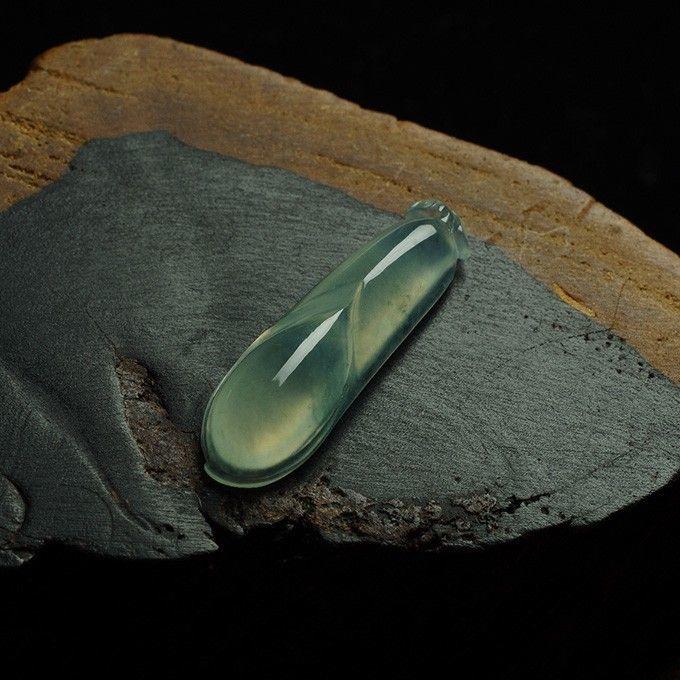 冰莹翡翠木兰花吊坠-40HZ02_在线拍卖_在线拍