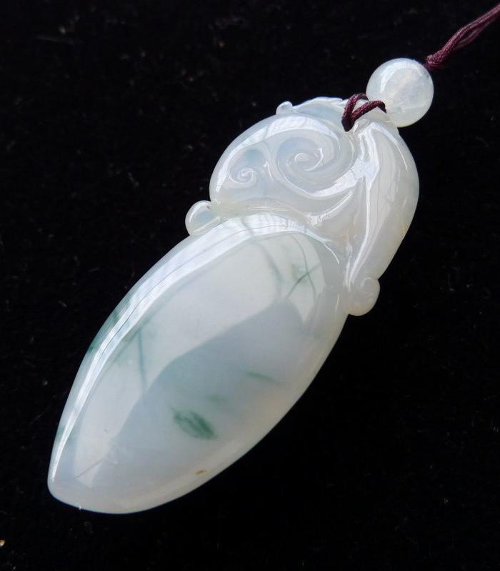 天然A货翡翠 福禄安康挂件B61190