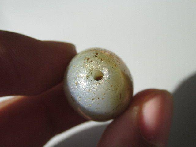 西亚千年 老珠珠 包浆熟润没话说 大开门 图6