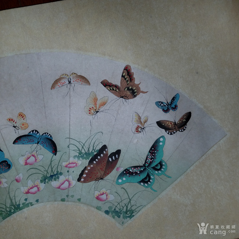 【金牌(出口创汇【苏州民间工艺厂库存】仿清代画家舒浩百蝶图