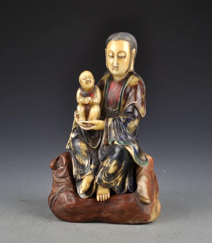 寿山石松子观音_在线拍卖_在线拍卖网_艺术品