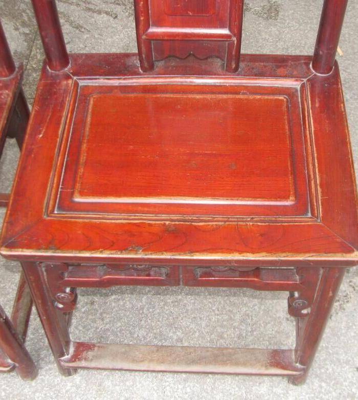 钩子工血榉文单椅子图3