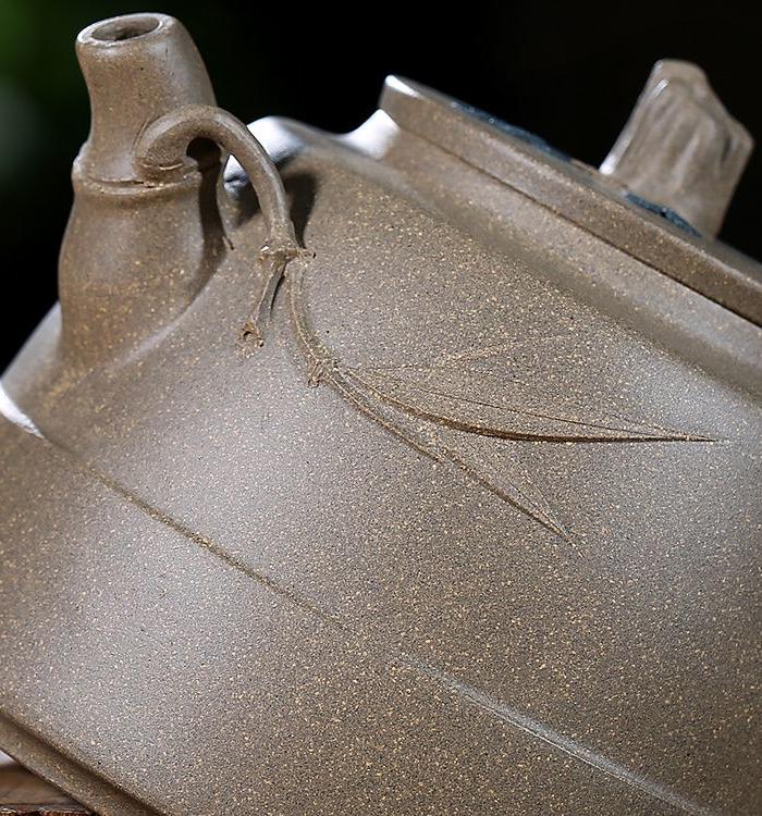 刘少明 原矿青段泥 竹韵壶