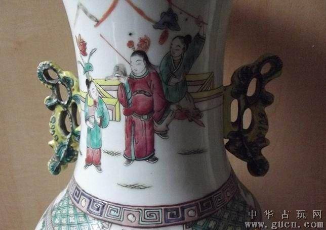 麒麟送子大花瓶图5