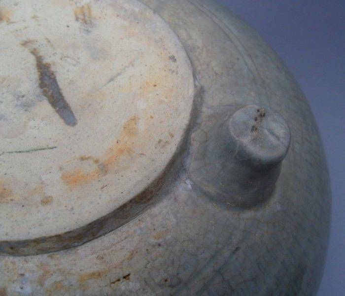 98.明代 龙泉窑三足大香炉图7
