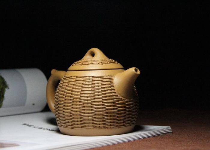 韩培东 原矿段泥 竹编秦权壶图3