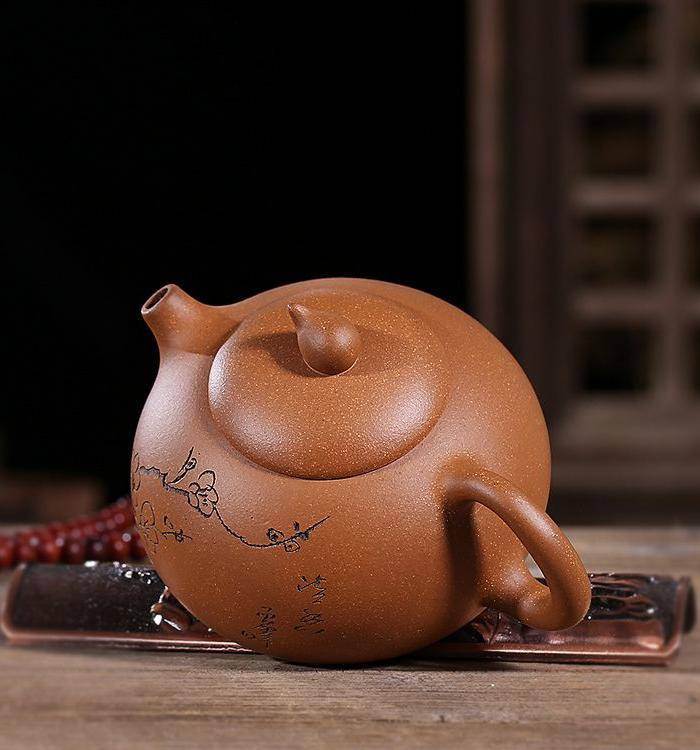 周红飞黄金段泥清香壶图5