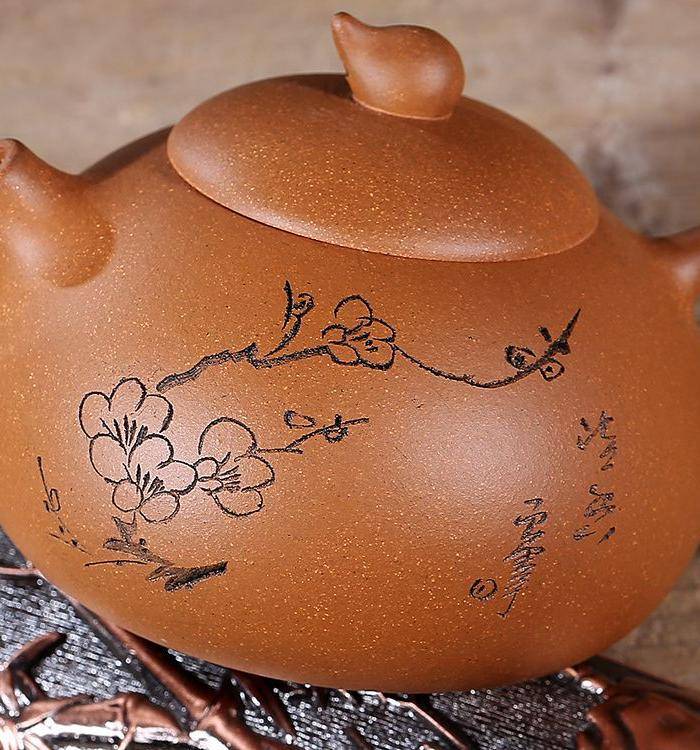 周红飞黄金段泥清香壶图9