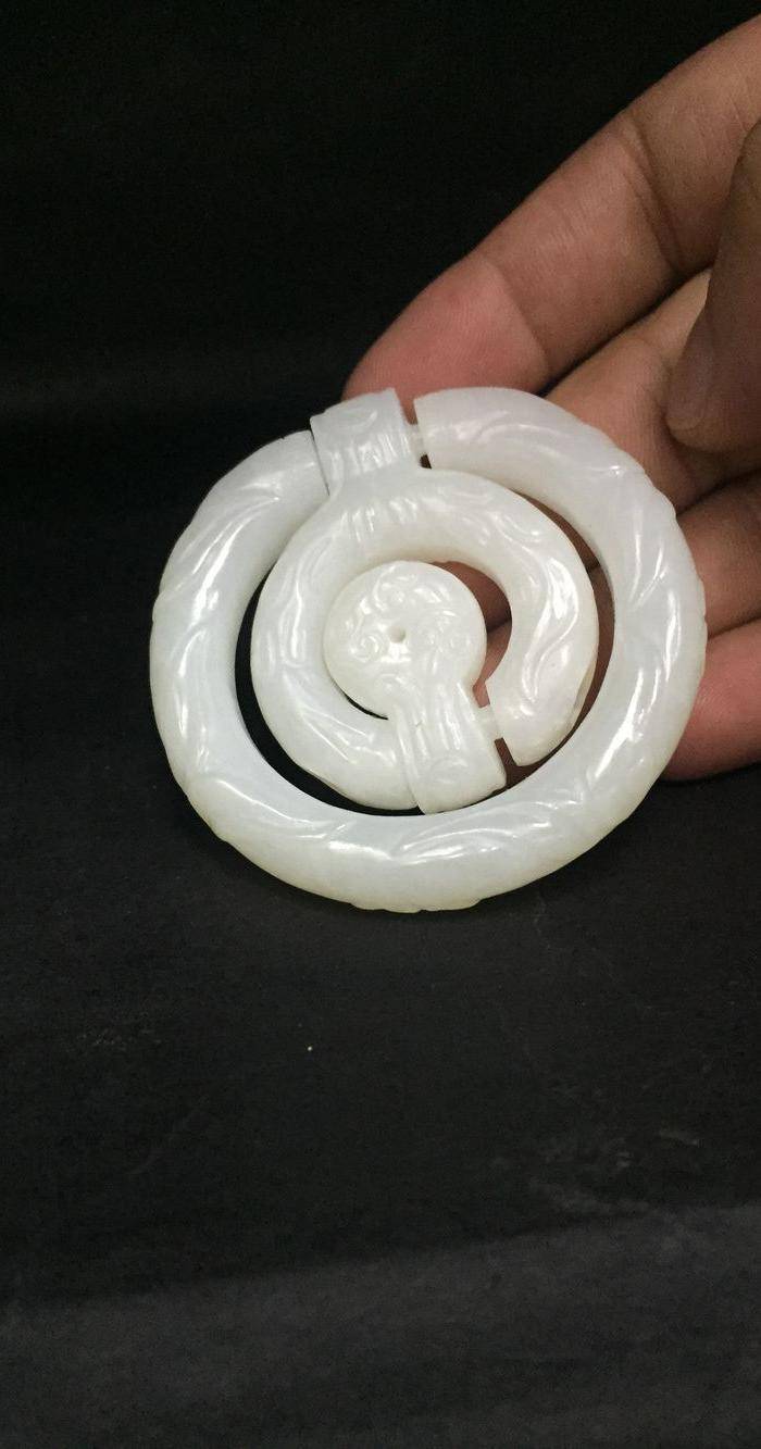 白玉三环佩图8