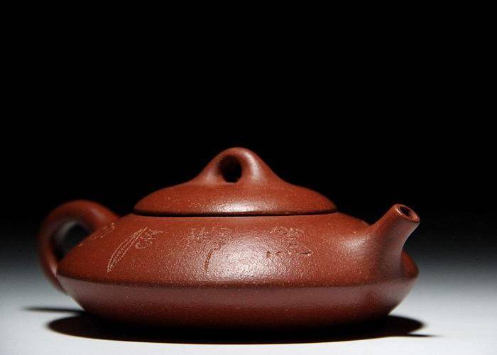 范鹏轩粗砂朱泥扁圆壶图8