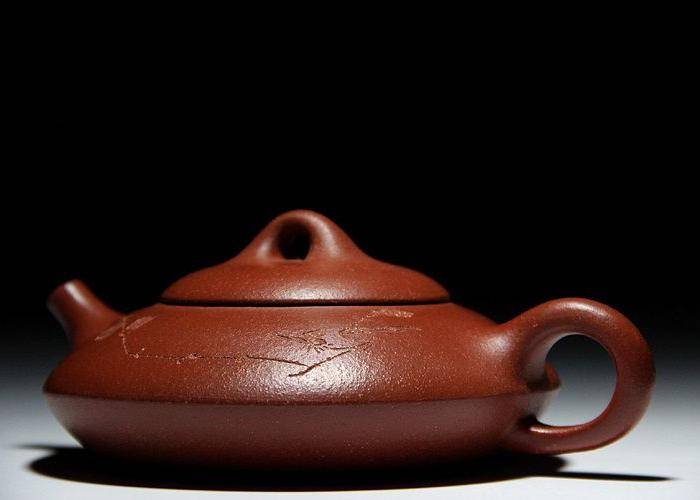 范鹏轩粗砂朱泥扁圆壶图12