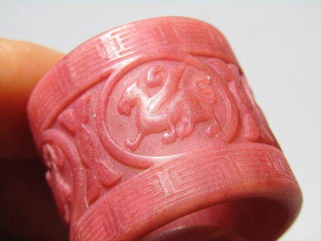 祥瑞 回纹 仿古扳指图7