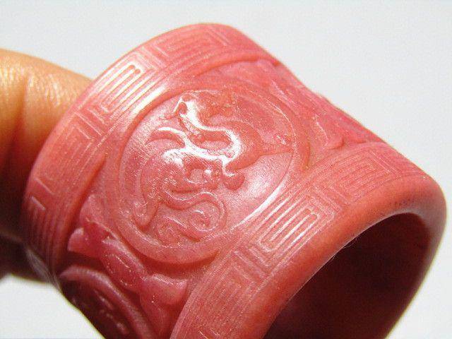 祥瑞 回纹 仿古扳指图3