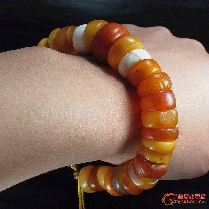明清老藏蜡手串图2