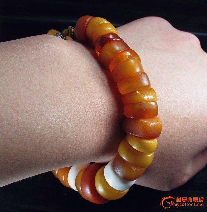 明清老藏蜡手串图5