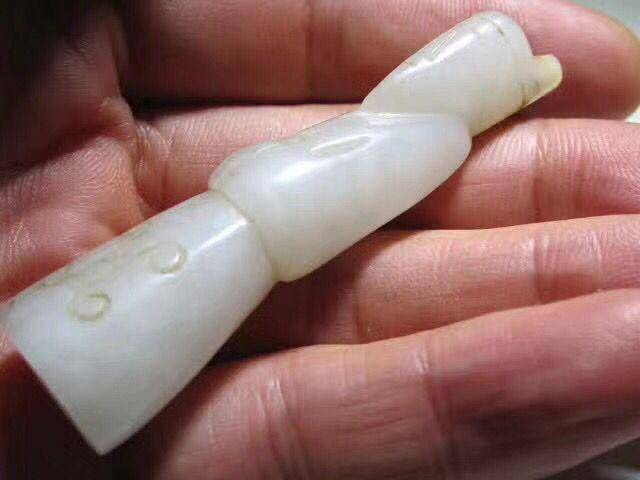 和田玉 近一级白 籽玉 翁仲 挂坠图6